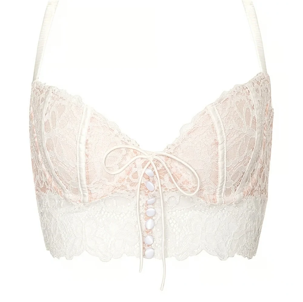 New!For Love and Lemons‎ Butterfly Lace Underwire Bra